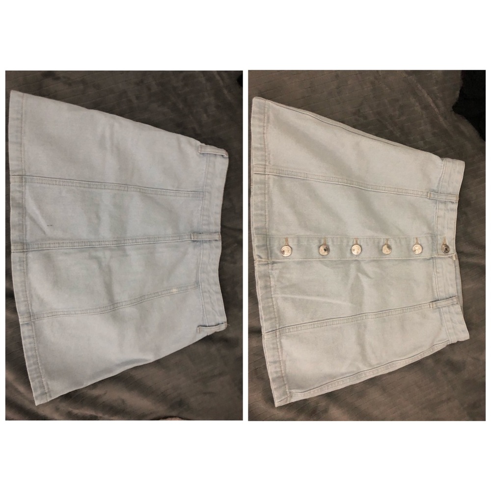 Light color skirt